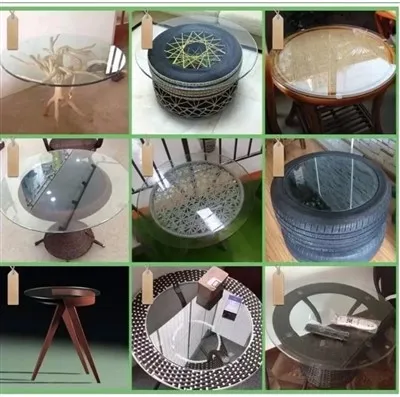 円形強化ガラス